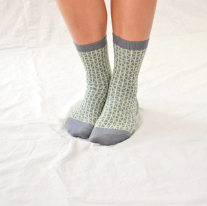 Hooray Sock Co - Textured Socks in Pine