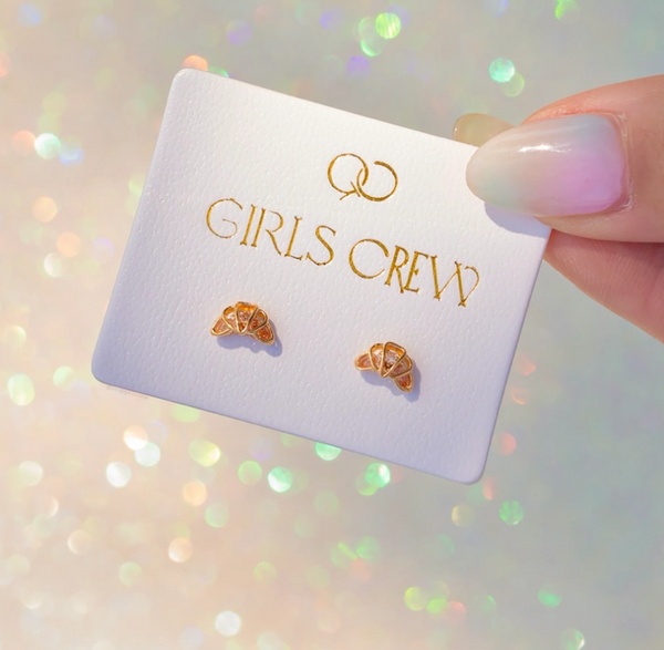 Girls Crew - Croissant Stud Earrings