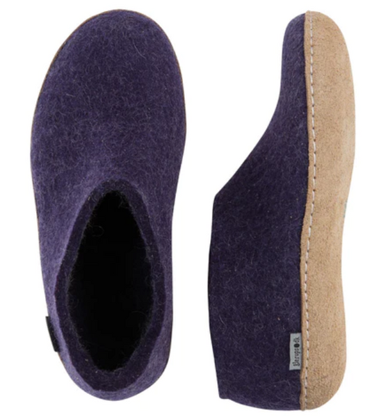 Glerups - Purple Shoe Leather Sole