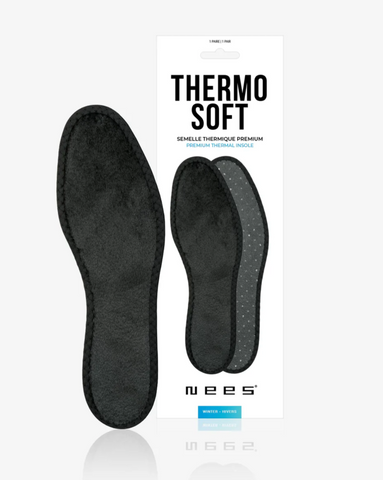 Nees - Thermo Soft Lambswool Insoles in Black