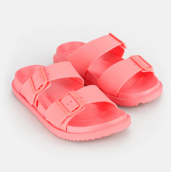 Lemon Jelly - Sandal with Adjustable Buckle in Flamingo Pink
