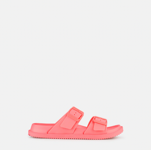 Lemon Jelly - Sandal with Adjustable Buckle in Flamingo Pink