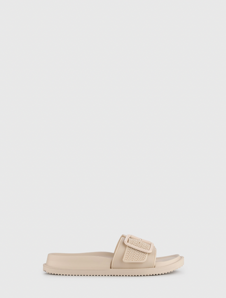 Lemon Jelly - Woven Slide with Adjustable Buckle in Desert