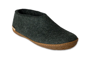 Glerups - Forest Green Shoe Natural Rubber Sole