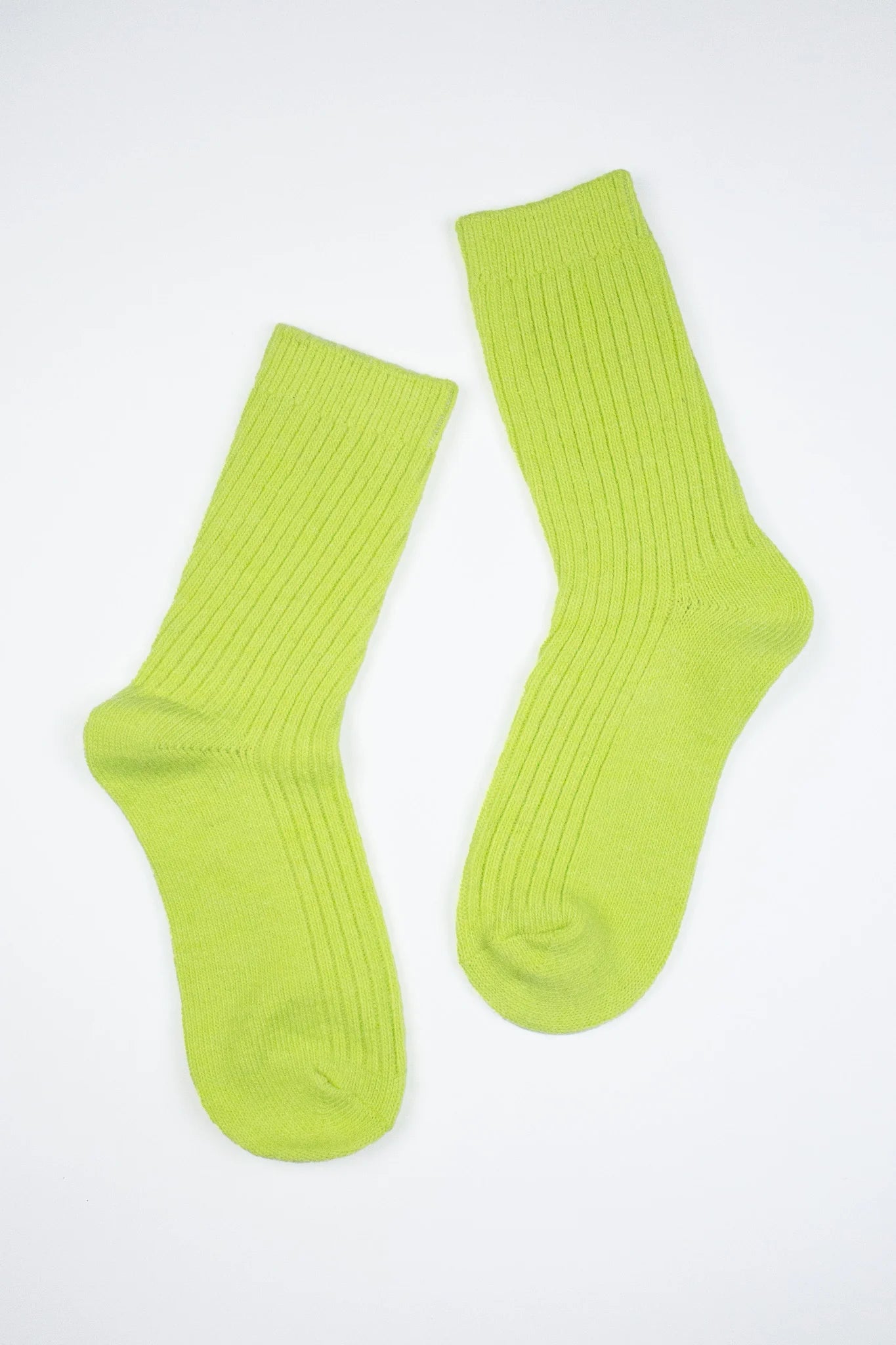 Okie Dokie - Combed Cotton Socks in Tennis Ball