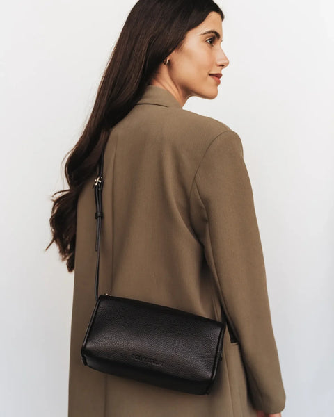 Poppy Barley - Annex Bag in Black Leather