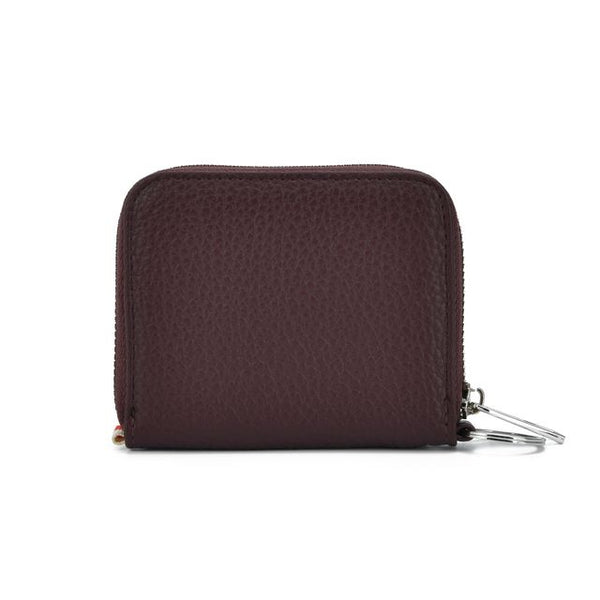 Co-Lab - Small Wallet with Keyring in Blackberry