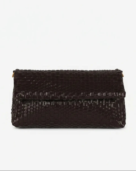 Hvisk - Arlene Braided Bag in Umber Brown