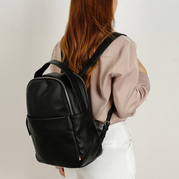 Co-Lab - Vegan Leather Backpack in Burgundy