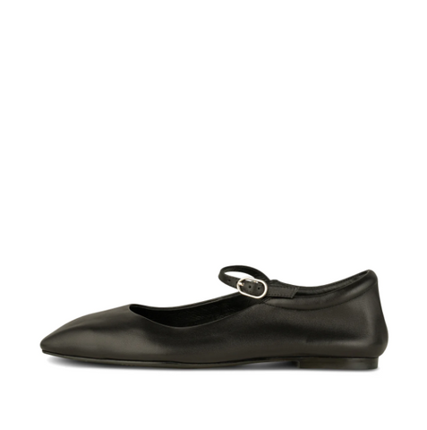 Shoe the Bear - Mary Jane Ballerina Flat in Black Leather