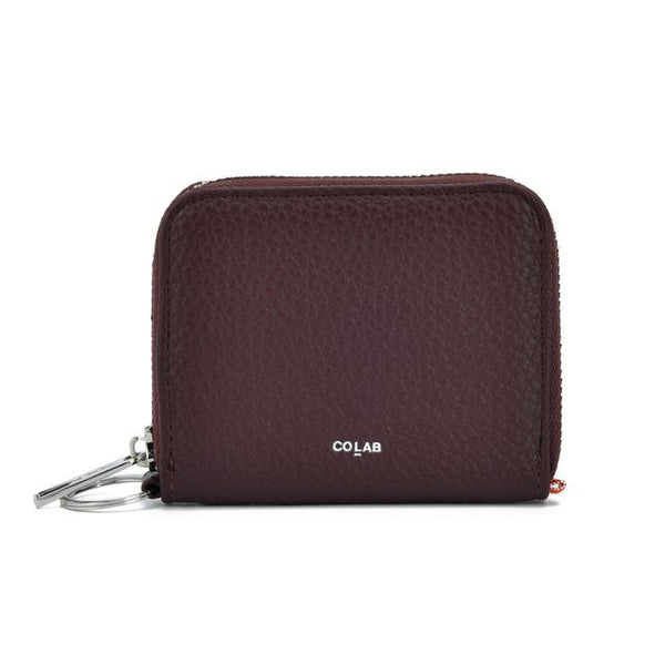 Co-Lab - Small Wallet with Keyring in Blackberry