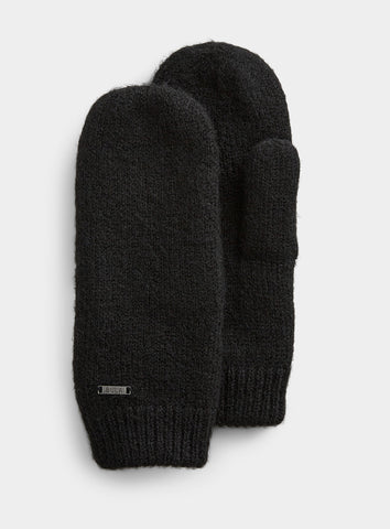 Bula - Cozy Mittens in Black