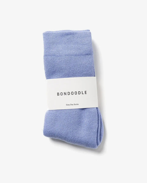 Bondoodle - Cozy Lounge Bamboo Socks in Bluebell