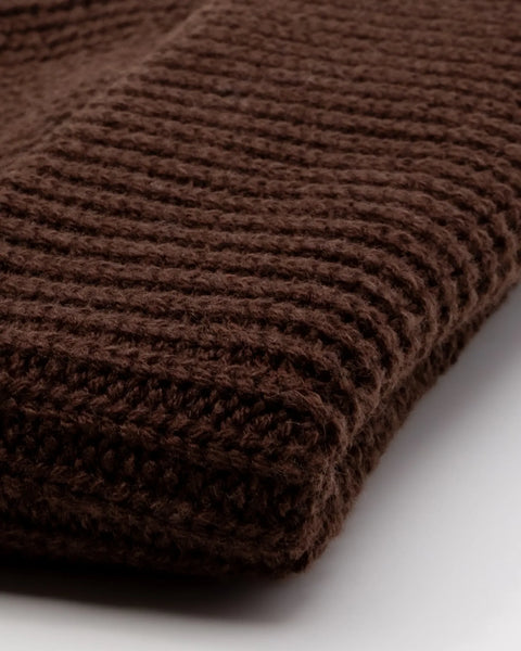 Bondoodle - Merino Wool Beanie in Chocolate