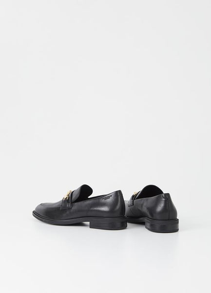 Vagabond - Leather Loafers with Brass Buckle