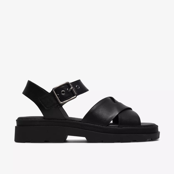 Clarks - Lug Sole Sandal in Black