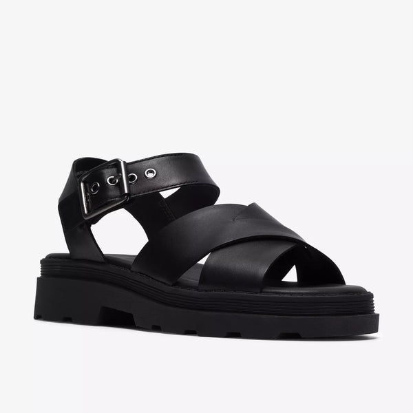Clarks - Lug Sole Sandal in Black