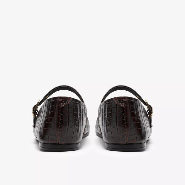 Clarks - Mary Jane in Dark Brown Leather