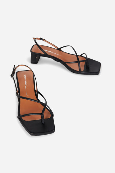 Intentionally Blank - Fifi Strappy Heel in Black