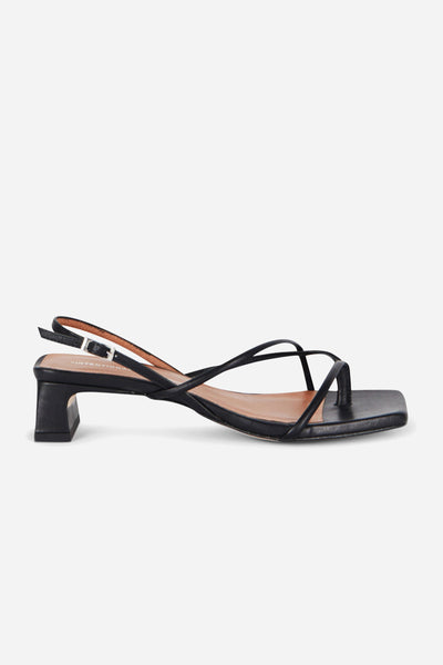 Intentionally Blank - Fifi Strappy Heel in Black