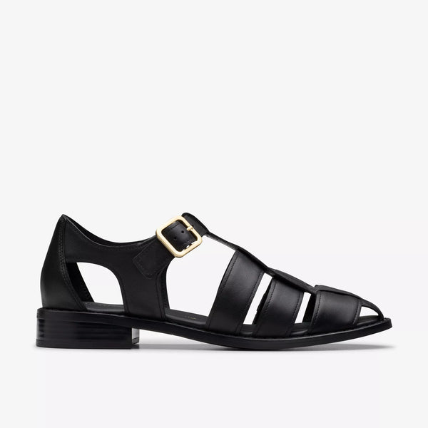 Clarks - Fisherman Sandal in Black
