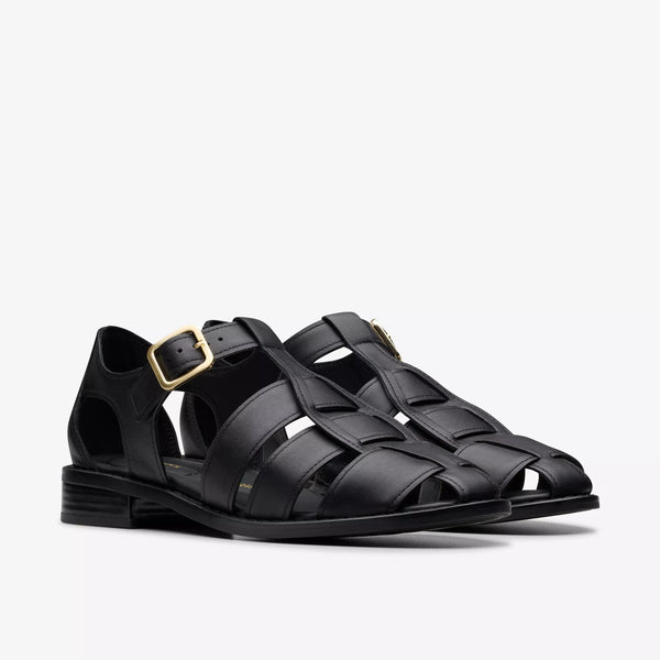 Clarks - Fisherman Sandal in Black