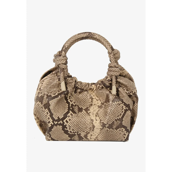 Hvisk - Jolly Bag in Ivory Snake Print