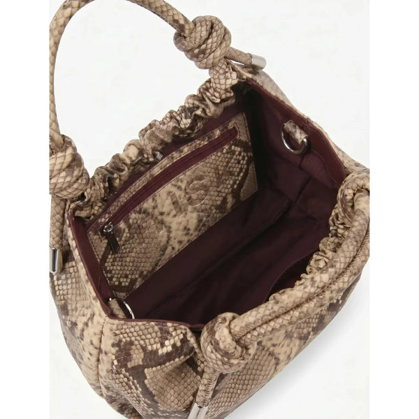 Hvisk - Jolly Bag in Ivory Snake Print