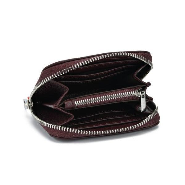 Co-Lab - Small Wallet with Keyring in Blackberry