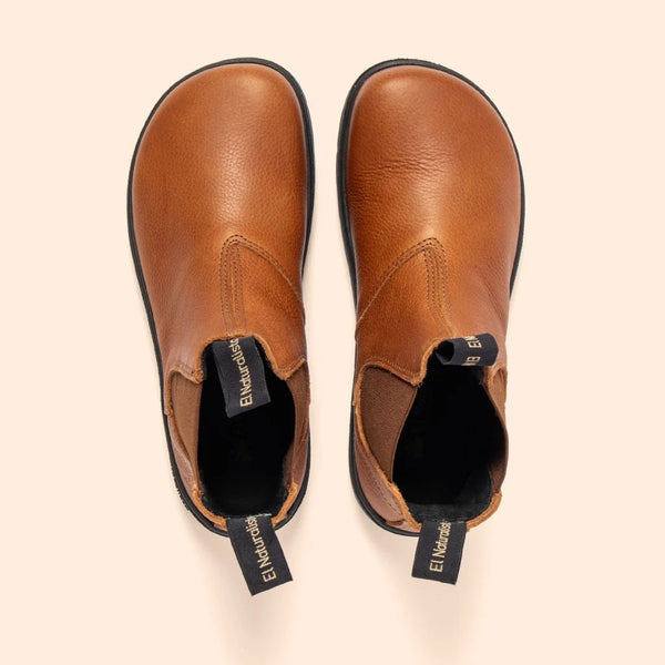 El Naturalista - Leather Barefoot Boot in Cuero