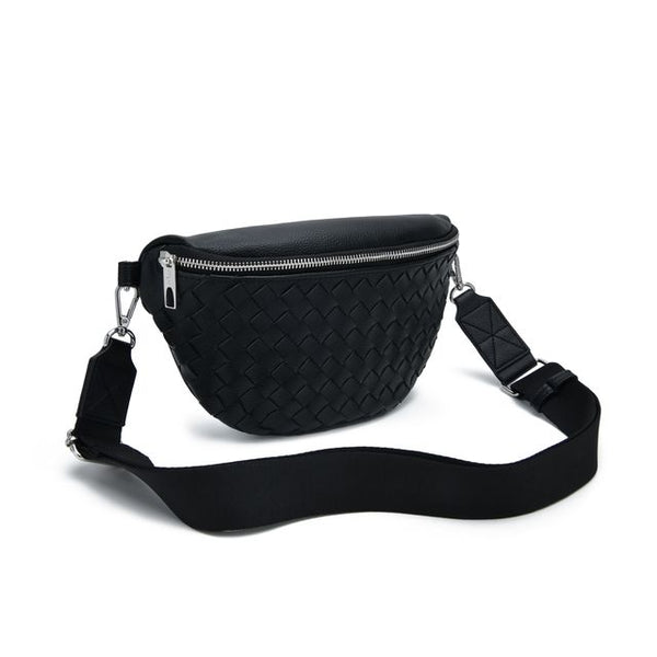 Co-Lab - Woven Sling Bag in Black