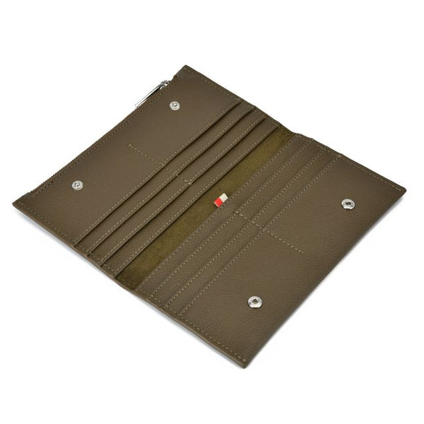 Co-Lab - Slim Long Wallet in Olive