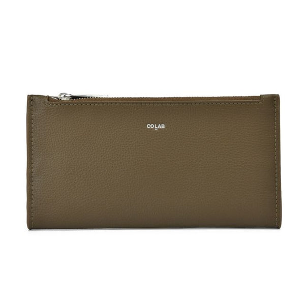 Co-Lab - Slim Long Wallet in Olive