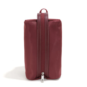 Co-Lab - Nylon Travel Pouch in Pomegranate