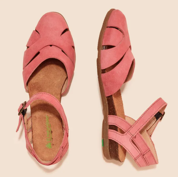 El Naturalista - Mary Janes in Pink Leather