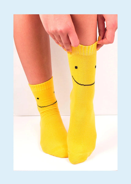 Okie Dokie - Happy Face Socks