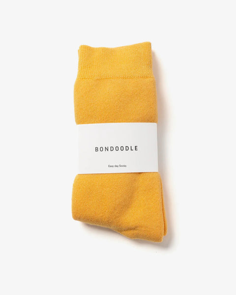Bondoodle - Cozy Lounge Bamboo Socks in Sunshine