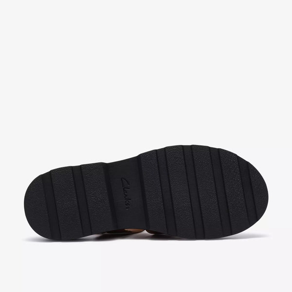 Clarks - 3 Strap Lug Sole Sandal in Tan