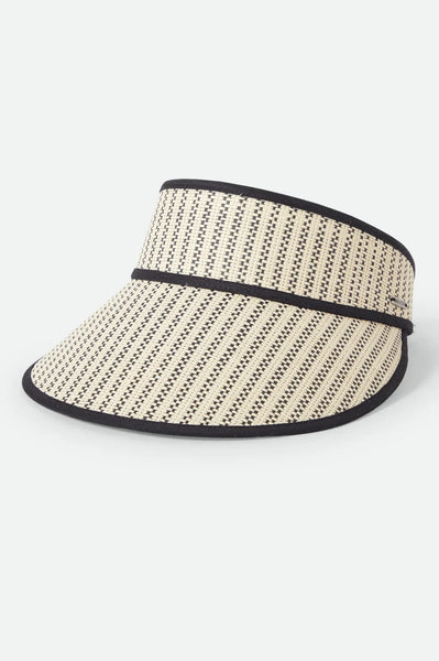 Brixton - Newport Visor in Black/Natural