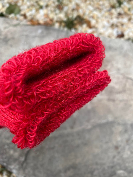 Thermohair - Crew Sock in Red