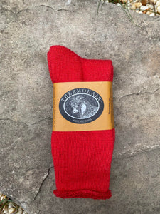 Thermohair - Crew Sock in Red