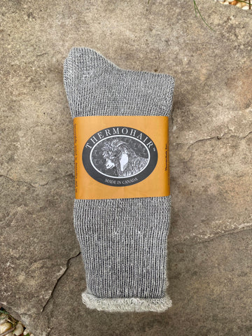 Thermohair - Crew Sock in Grey