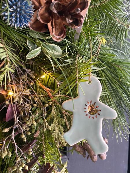 Catmamola - Heart of Gold Ornament in Mint