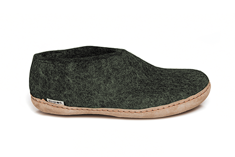 Glerups - Forest Green Shoe Leather Sole