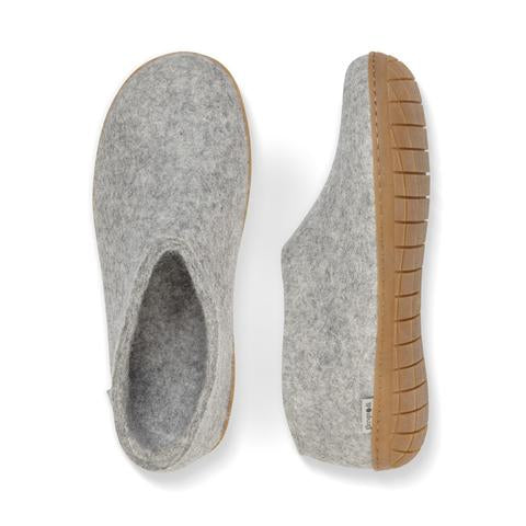 Glerups - Grey Shoe Natural Rubber Sole