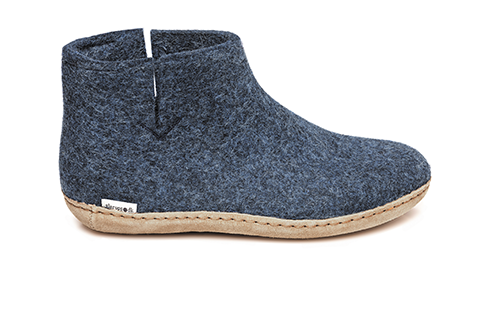 Glerups - Denim Boot Leather Sole