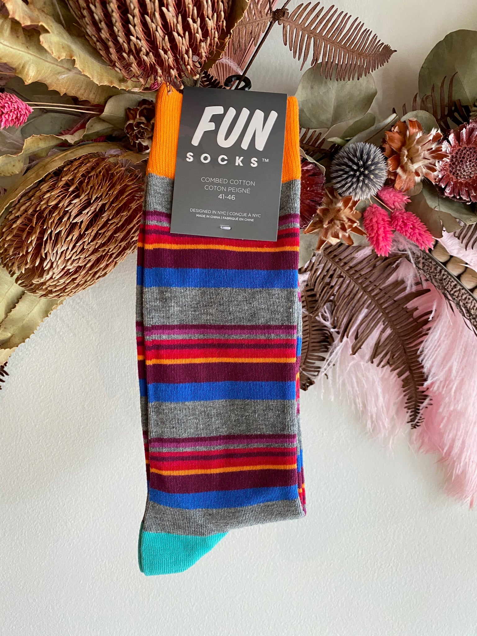 FUN Socks - Men's Multi Stripes