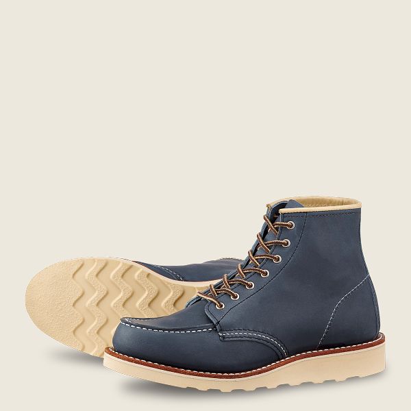 Red Wing - Moc Leather Boot in Indigo