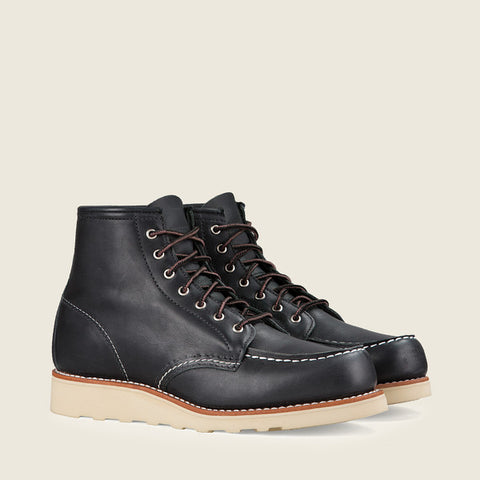 Red Wing - Moc Toe Leather Boot in Black