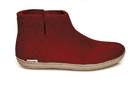 Glerups - Red Boot Leather Sole